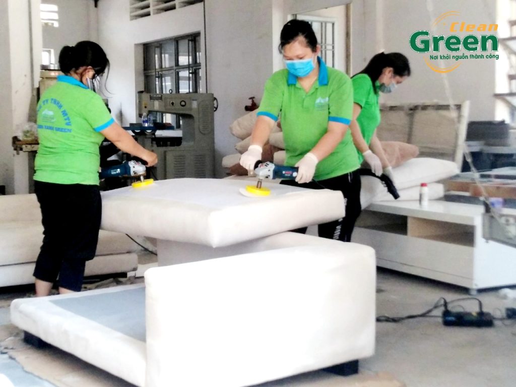Green Clean - Dich vụ vệ sinh ghế sofa tại Bình Dương